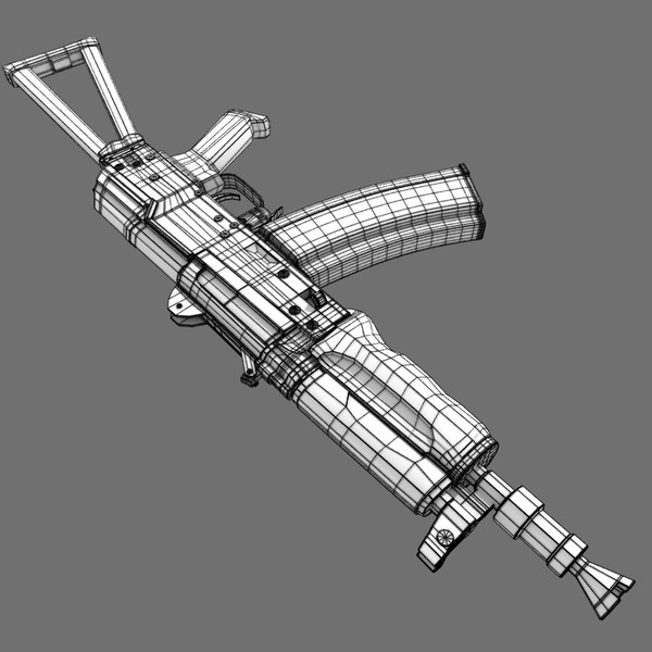 max carbines assault rifle - AKS 74U Carbine by virtualciti